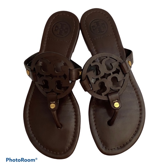 Tory Burch Shoes - Tory Burch Dark Brown  Miller Sandals Size 6.5